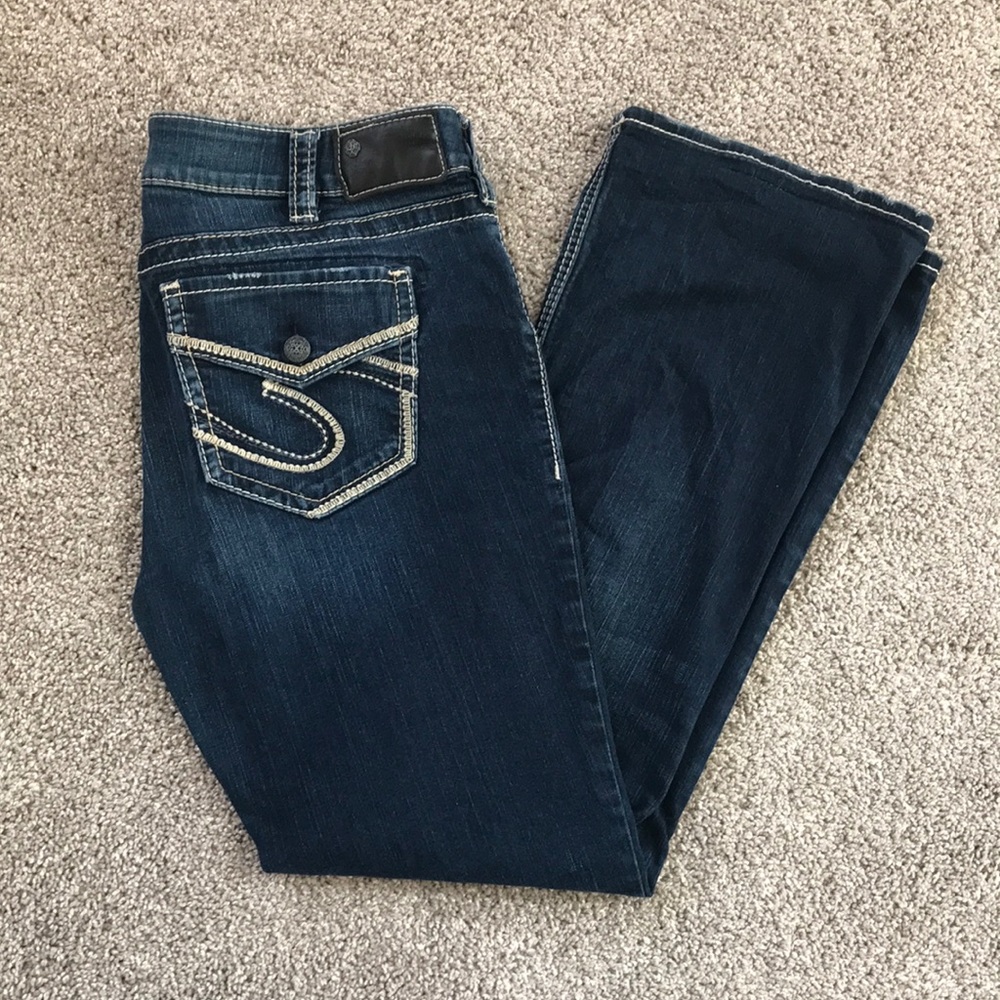 Silver Suki Mid Slim Bootcut Jeans